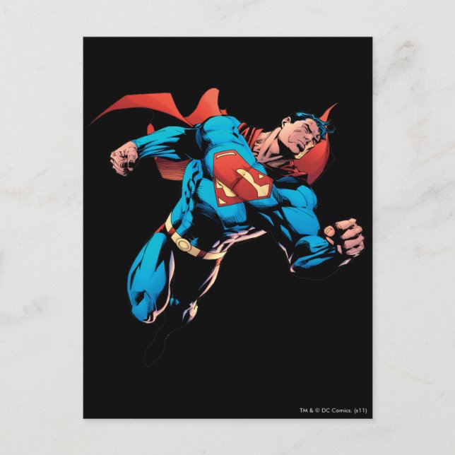 Carte Postale Superman en costume (Devant)