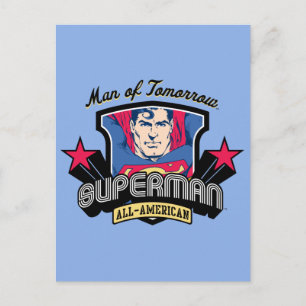 Carte Postale Superman - Homme de demain