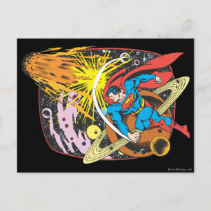 Carte Postale Superman in Space