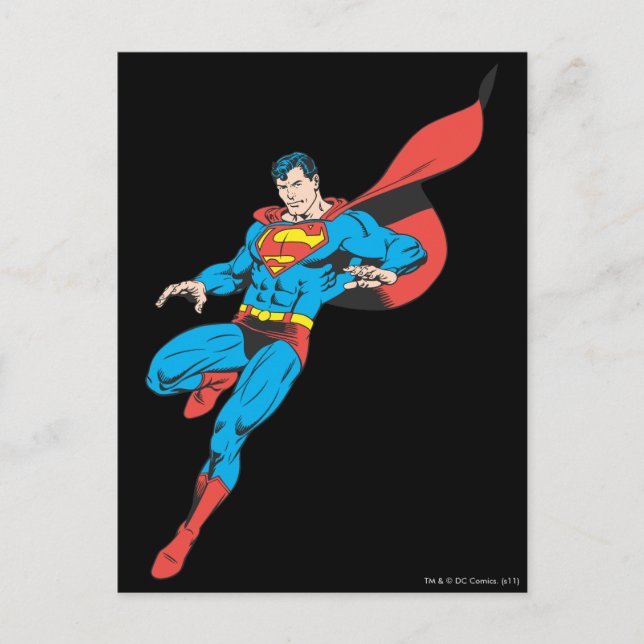 Carte Postale Superman Lands Lightly 2 (Devant)