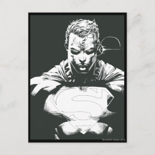 Carte Postale Superman Outline