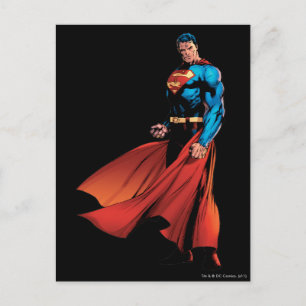 Carte Postale Superman regarde devant