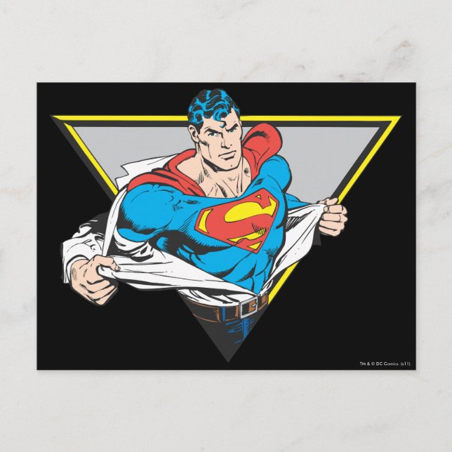 Carte Postale Superman révélé (Devant)