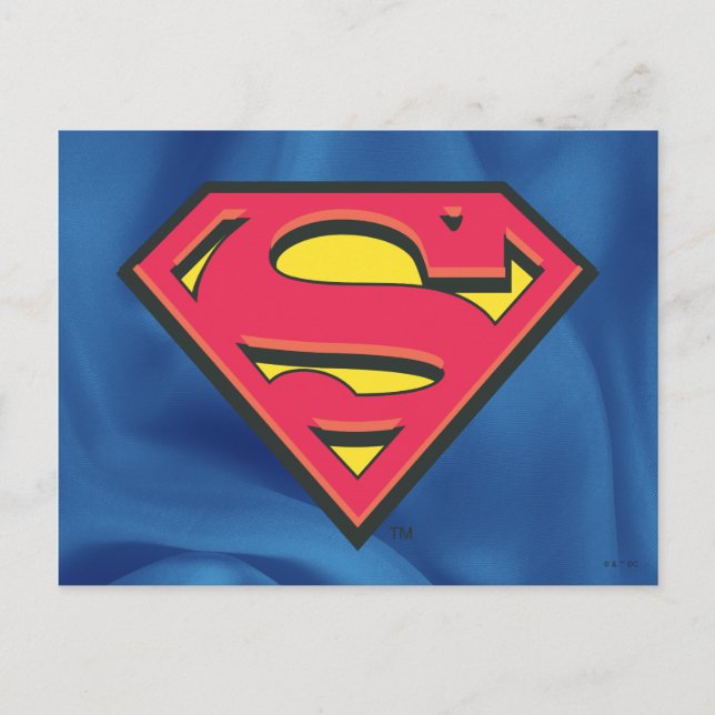 Carte Postale Superman S-Shield | Logo classique (Devant)