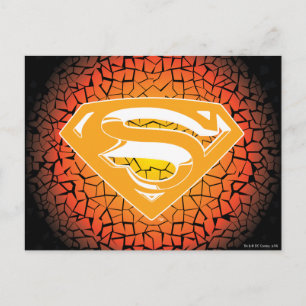 Carte Postale Superman Stylisé   Logo Crackle