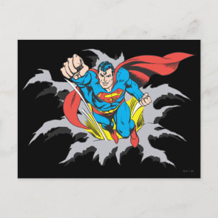 Carte Postale Superman Tears Thru