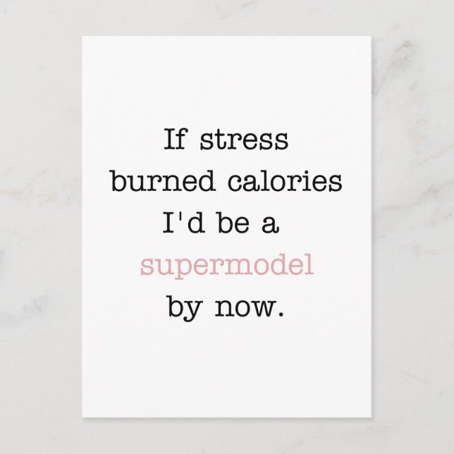 Carte Postale Supermodèle (Devant)