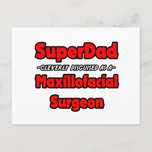 Carte Postale SuperPapa...Maxillofacial (Devant)