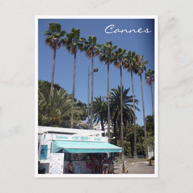 Carte Postale support de cannes (Devant)