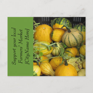 Carte postale - Support Farmers Market - Squash