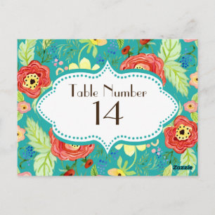 Carte Postale Support Rose de feuille de Ranunculus moderne