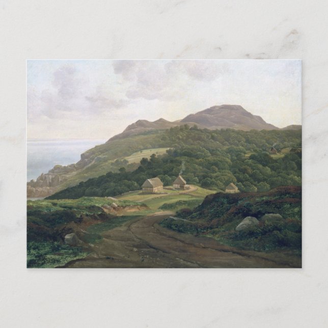 Carte Postale Sur la côte suédoise, 1828 (Devant)
