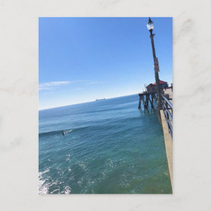Carte Postale Sur la jetée, Huntington Beach, Californie