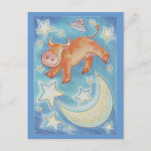 Carte postale sur la Lune