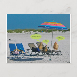 Carte Postale Sur la plage