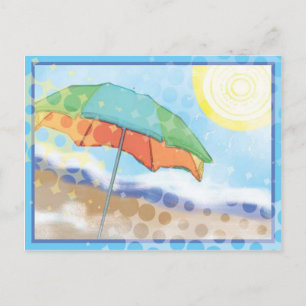 Carte Postale Sur la plage