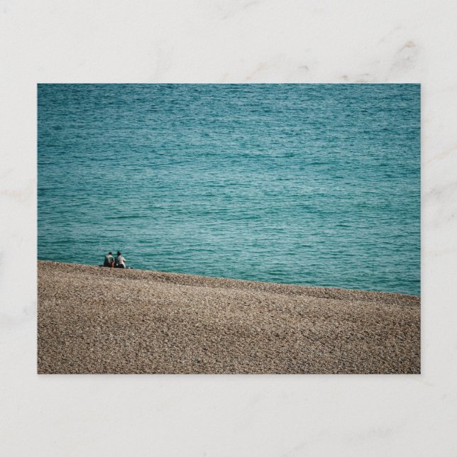 Carte Postale Sur la plage à Beer (Devant)