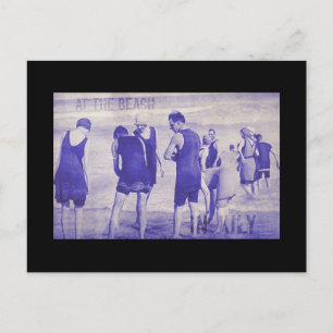 Carte Postale Sur La Plage En Juillet