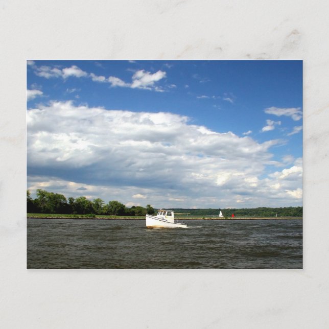 Carte Postale Sur la rivière (Devant)