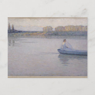 Carte Postale Sur la rivière, le matin, 1896