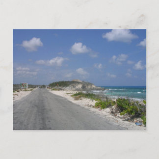 Carte Postale Sur la route - Cozumel, Mexique