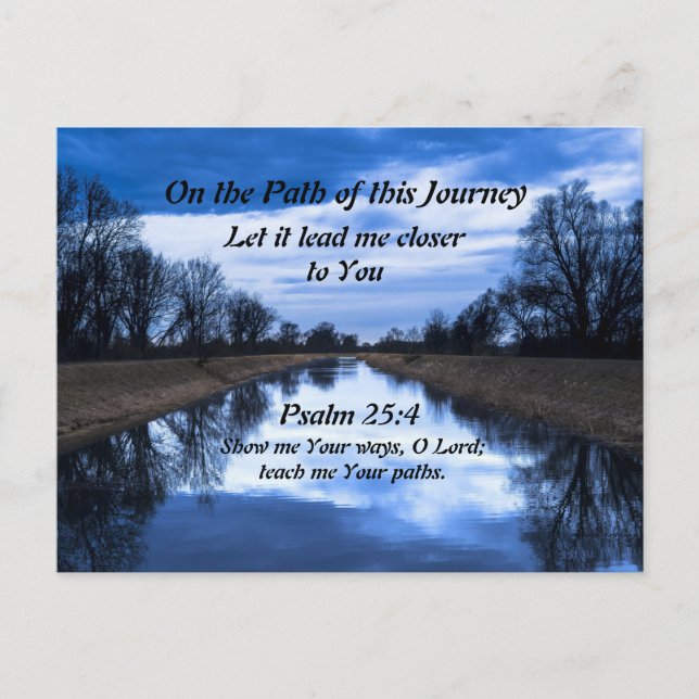 Carte postale sur le chemin de ce voyage (Devant)