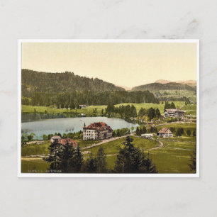 Carte Postale Sur le lac, Titisee, Forêt Noire, Baden, Allemagne