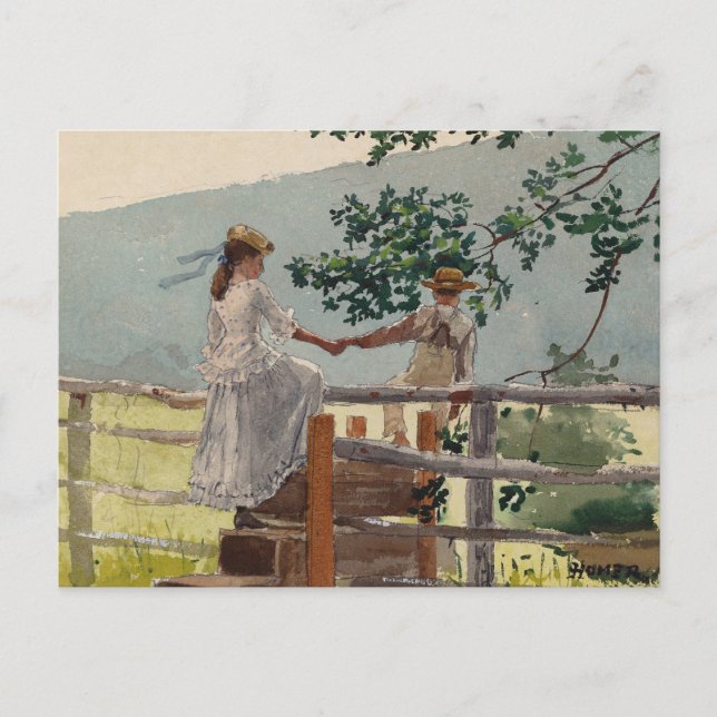Carte Postale Sur le Stile | Winslow Homer (Devant)