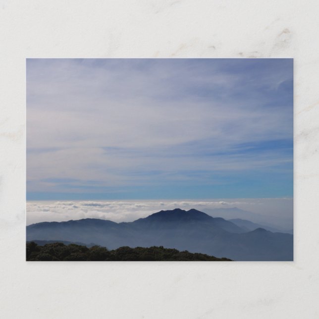Carte Postale Sur les montagnes (Devant)