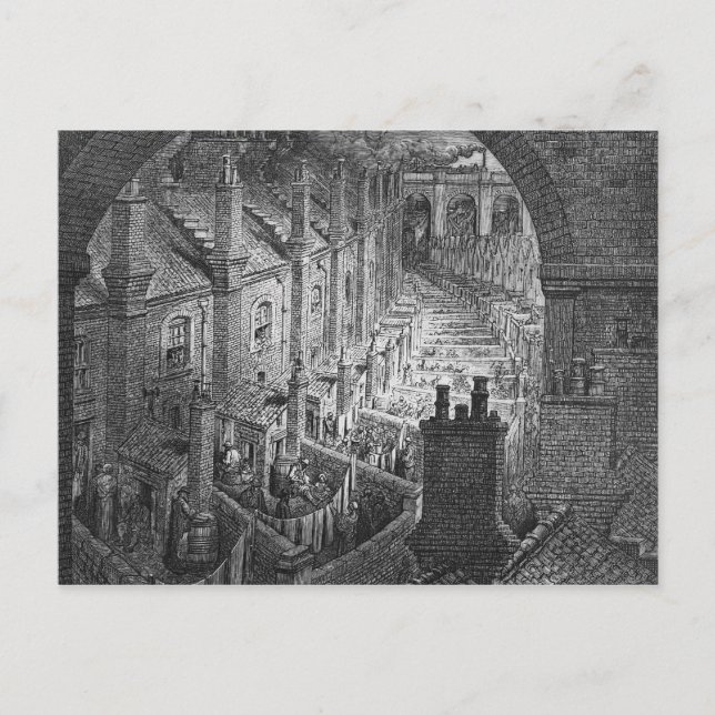 Carte Postale Sur Londres - En Rail (Devant)