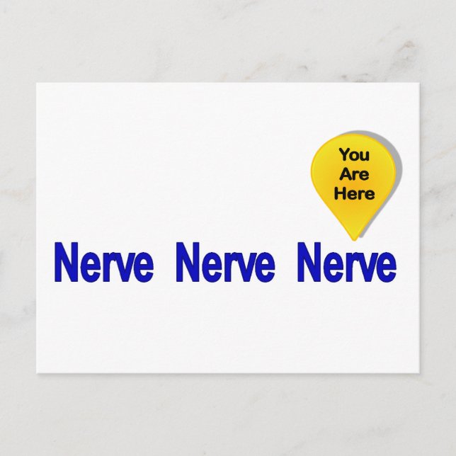 Carte Postale Sur ma Dernière Nerve (Devant)