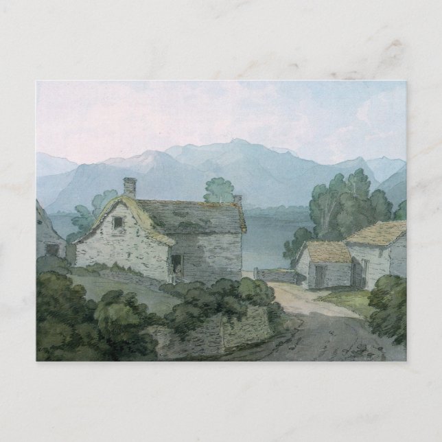 Carte Postale Sur Ullswater, Cumberland, 1791 (Devant)