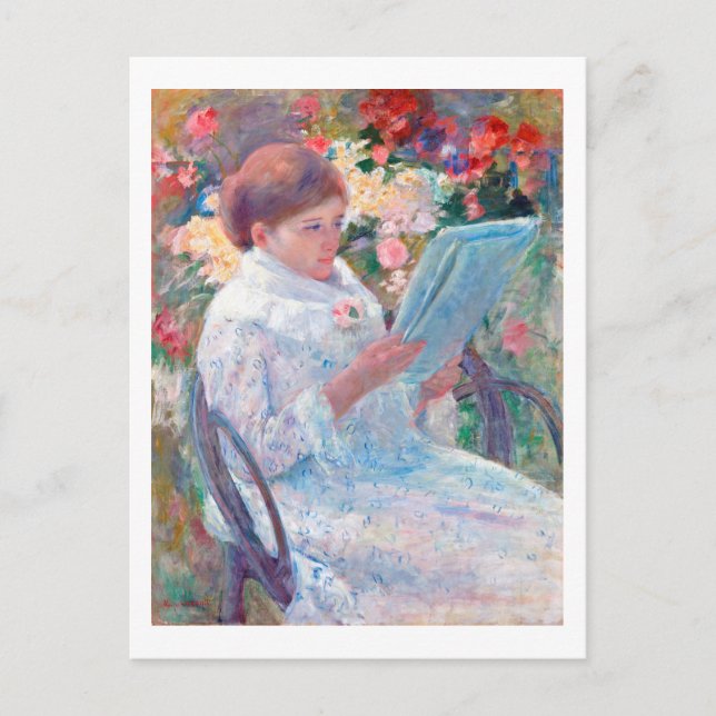 Carte Postale Sur un balcon, Mary Cassatt (Devant)