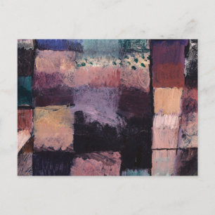 Carte Postale Sur un motif d'Hammamet par Paul Klee