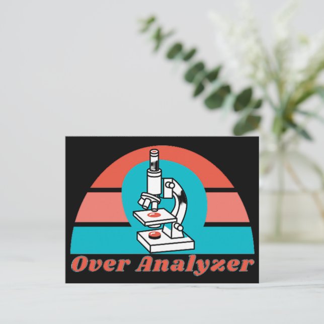 Carte Postale Suranalyseur - Technicien de laboratoire microscop (Debout devant)