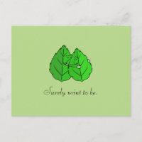 Carte postale "Sûrement Mint to Be"