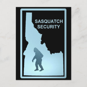 Carte Postale Sûreté Sasquatch