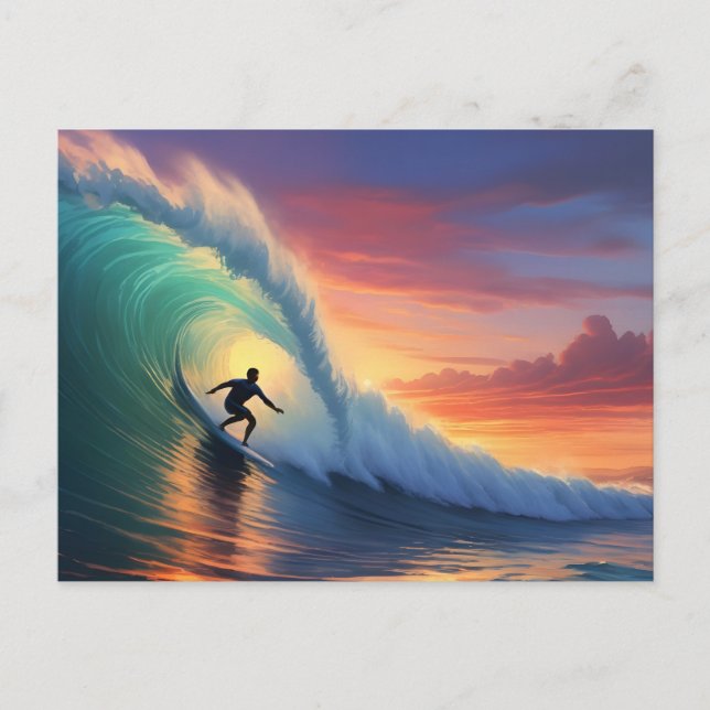 Carte Postale Surf (Devant)