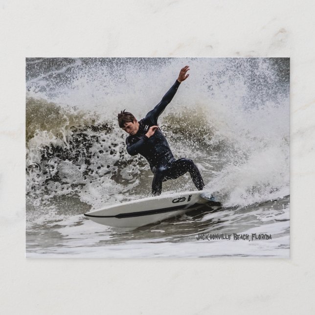 Carte Postale Surf ! (Devant)