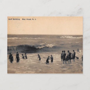 Carte Postale Surf, Bay Head NJ, Vintage