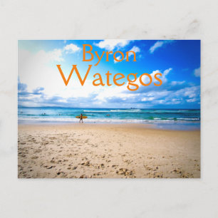 Carte postale Surf de plage Byron Bay Wategos