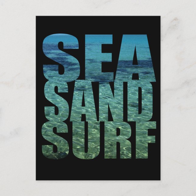 Carte postale Surf de sable (Devant)