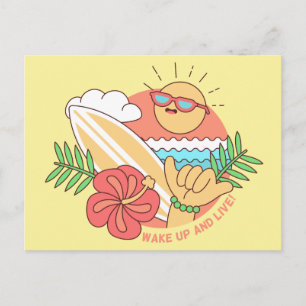 Carte postale Surf été