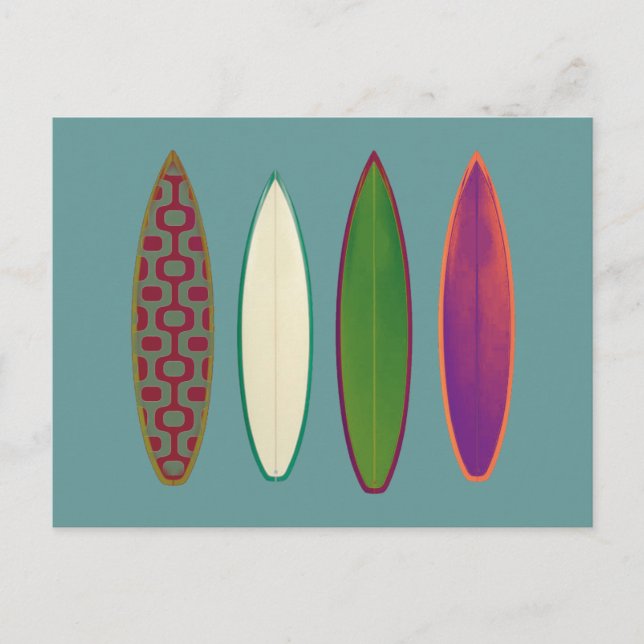 Carte Postale surf ~ style surf (Devant)