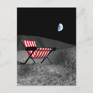 Carte Postale Surface de la lune