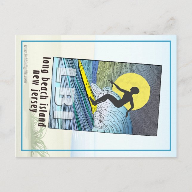 Carte Postale Surfer... (Devant)