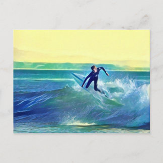 Carte Postale Surfer