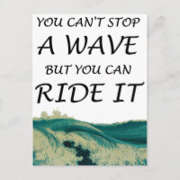 Surfer Citation Inspirationnelle Wave Ride.
