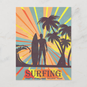 Carte postale Surfer Dude
