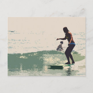 Carte Postale Surfer filles rock